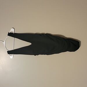 ASOS‎ Slinky V Neck Black Midi Dress Womens 10 NWT